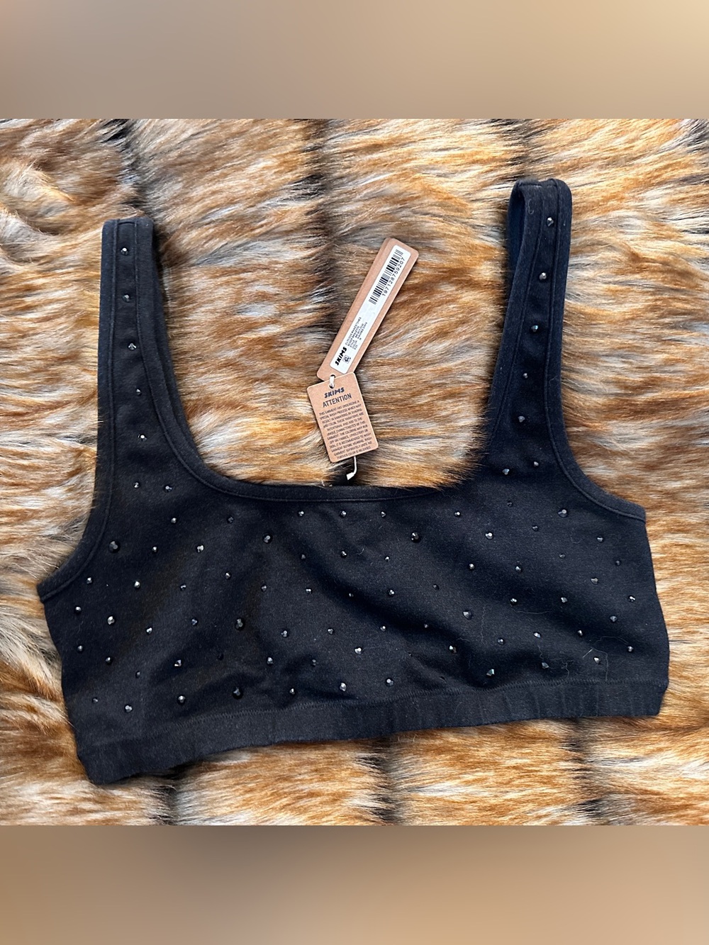 SKIMS Outdoor Rhinestones scoop Bralette
